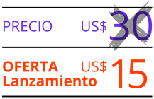 US$15 dólares precio de lanzamiento, precio normal US$30